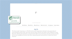 Desktop Screenshot of genevalakeconservancy.org